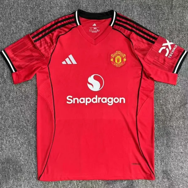 25-26 Man Utd Home Fans Soccer Jersey