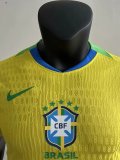 25-26 Brazil W Home Player Version Soccer Jersey #带星