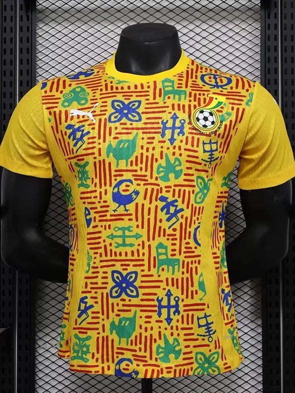 24-25 Ghana Yellow Player Version Training shirts