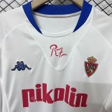 2001-2002 Zaragoza Home Retro Soccer Jersey