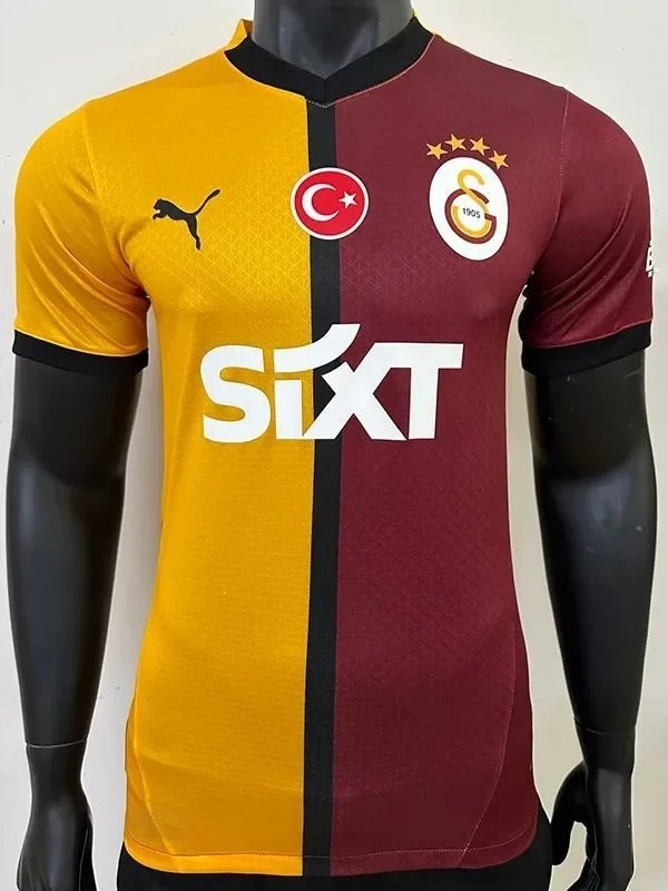 24-25 Galatasaray Home Player Version Soccer Jersey