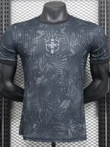 24-25 Brazil Comma Grey Black Special Edition Player Version Soccer Jersey