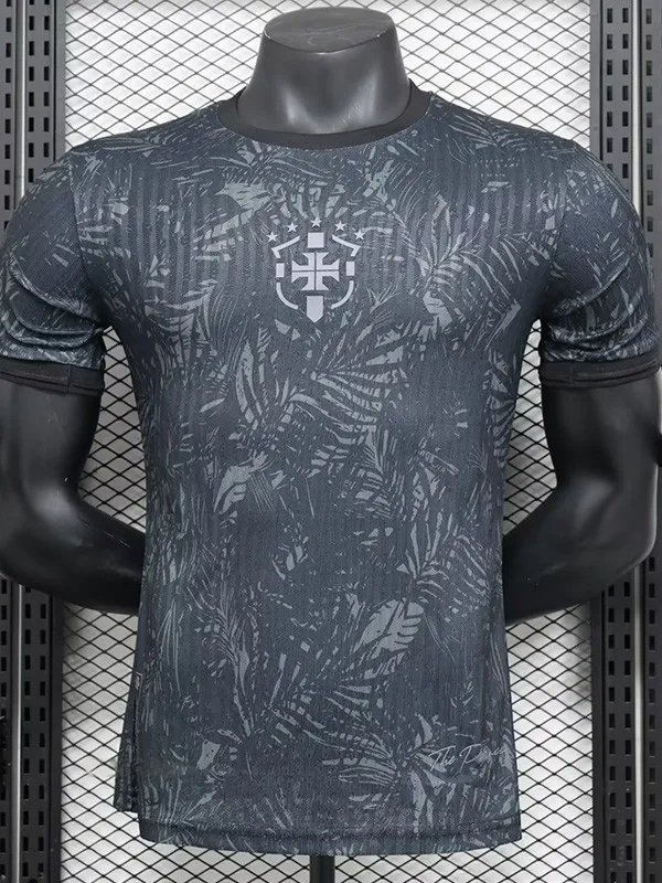 24-25 Brazil Comma Grey Black Special Edition Player Version Soccer Jersey