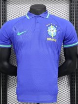 24-25 Brazil Blue Special Edition Player Version Soccer Jersey *有领