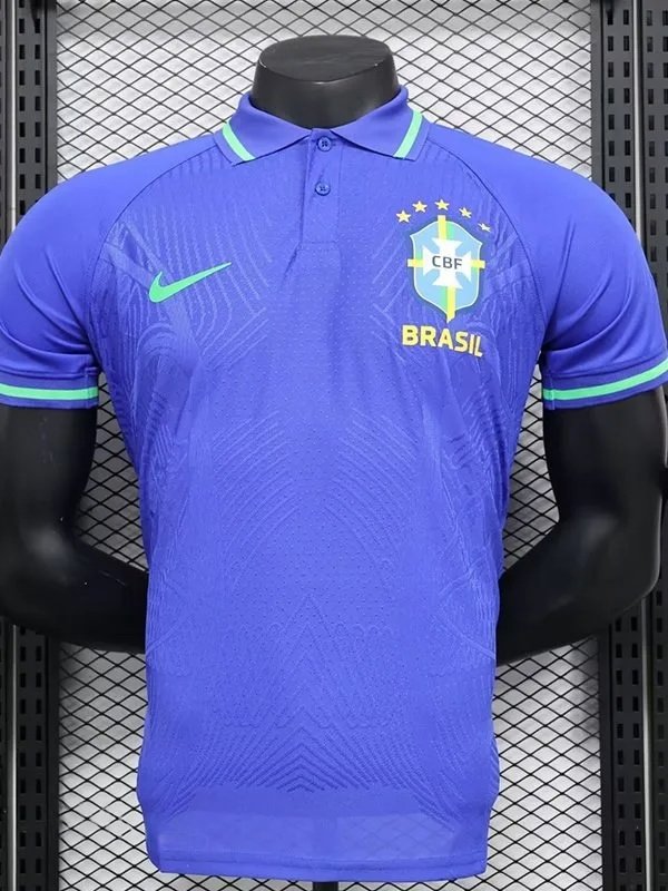24-25 Brazil Blue Special Edition Player Version Soccer Jersey *有领