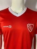 1989-1990 CA Independiente Red Retro Soccer Jersey *三叶草