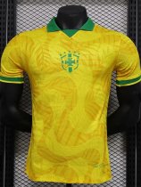 24-25 Brazil Comma Yellow Special Edition Player Version Soccer Jersey