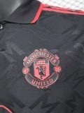 24-25 Man Utd Black Special Edition Player Version Training shirts *红标翻领