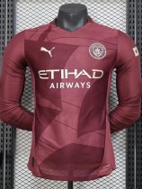 24-25 Man City Third Long Sleeve Player Version Soccer Jersey (长袖球员)