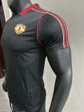 25-26 Man Utd Black Casual Special Edition Player Version Soccer Jersey