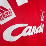 1991-1992 LIV Home Retro Soccer Jersey