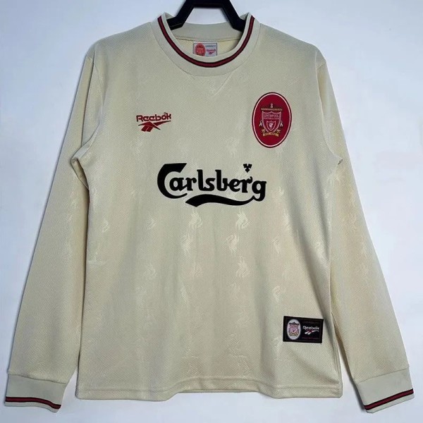 1996-1997 LIV Away Long Sleeve Retro Soccer Jersey (长袖)