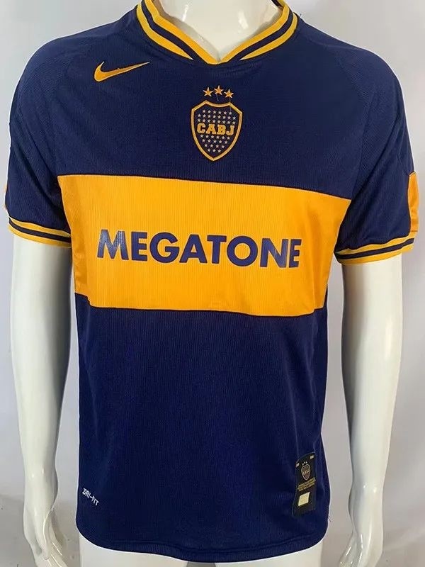 2006-2007 Boca Juniors Home Retro Soccer Jersey
