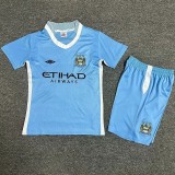 2011-2012 Man City Home Kids Retro Soccer Jersey