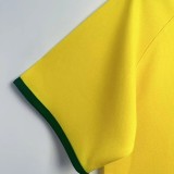 2014 Brazil Home Retro Soccer Jersey