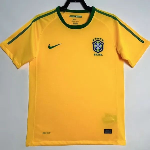 2010 Brazil Home Retro Soccer Jersey