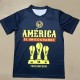 24-25 Club America Royal Blue Champion Training shirts *背后没图案