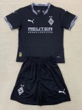 24-25 Monchengladbach Third Kids Soccer Jersey