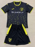 24-25 Norwich City Away Kids Soccer Jersey