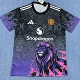 24-25 Man Utd Black Purple Special Edition Fans Training shirts