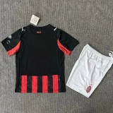 25-26 AC Milan Home Kids Soccer Jersey