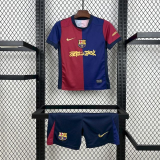 Barcelona Home x Travis Scott Soccer Kids Kit Jersey+Shorts 2024/25
