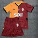 24-25 Galatasaray Home Kids Soccer Jersey *右袖广告
