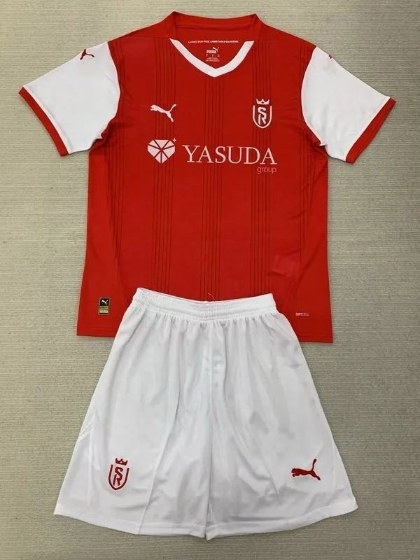 24-25 Reims Away Kids Soccer Jersey