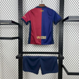 Barcelona Home x Travis Scott Soccer Kids Kit Jersey+Shorts 2024/25