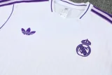 2025-26 Real Madrid White Training Short Suit