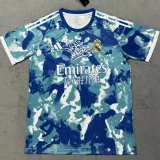 2025-26 Real Madrid Blue Special Edition Fans Training Shirts