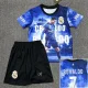 2025-26 RONALDO #7 Blue Special Edition Kids Soccer Jersey