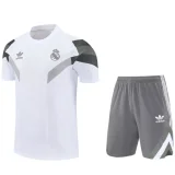 25-26 Real Madrid White Training Short Suit