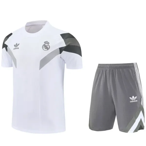 25-26 Real Madrid White Training Short Suit