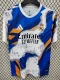 2025-26 Real Madrid Blue Orange Special Edition Fans Training Shirts