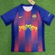 2025/26 Barcelona Home Print Personalized AD Fans Soccer Jersey