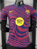 2025-26 Barcelona  Red Blue Special Edition Player Version Training Shirts