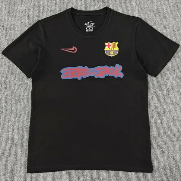 Barcelona Black High Quality Casual T-Shirt 2025/26