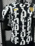 2025-26 Barcelona Black White Special Edition Player Version Training Shirts