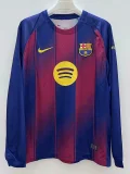 2025/26 FC Barcelona Home Long Sleeve Soccer Jersey (长袖)