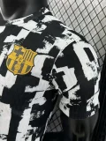 2025-26 Barcelona Black White Special Edition Player Version Training Shirts