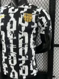 2025-26 Barcelona Black White Special Edition Player Version Training Shirts