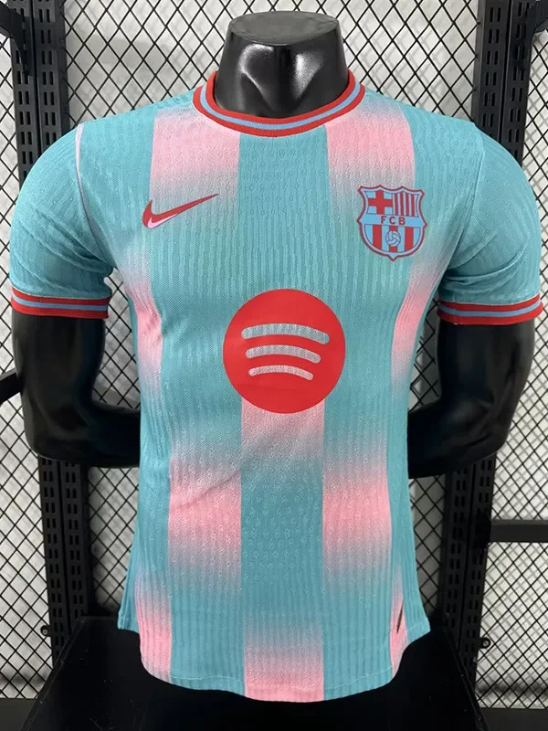 2025-26 Barcelona Blue Special Edition Player Version Training Shirts