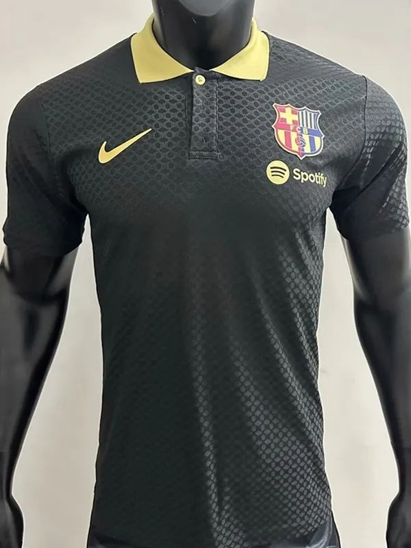 2025-26 Barcelona Black Special Edition Player Version Training Shirts