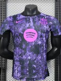 2025-26 Barcelona Purple Black Special Edition Player Version Training Shirts
