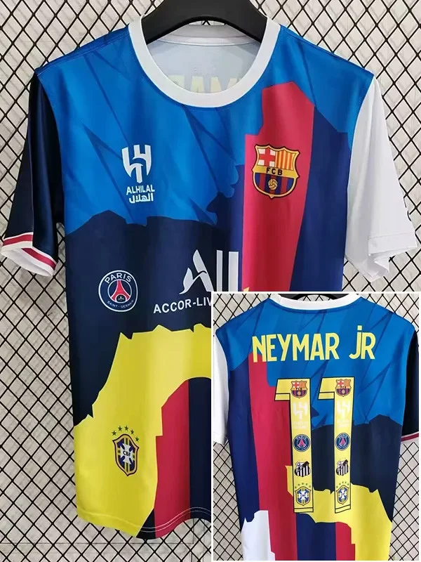 25-26 NEYMAR JR #11 Special Edition Fans Soccer Jersey (All广告)