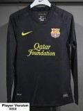 2011-2012 Barcelona Away Player Version Long Sleeve Retro Soccer Jersey (长袖球员)