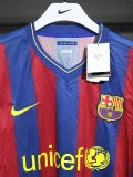 2010-2011  Barcelona  Home Player Version  Long Sleeve Retro Soccer Jersey 长袖球员