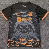 2025-26 Barcelona  Black Orange Special Edition Fans Training Shirts