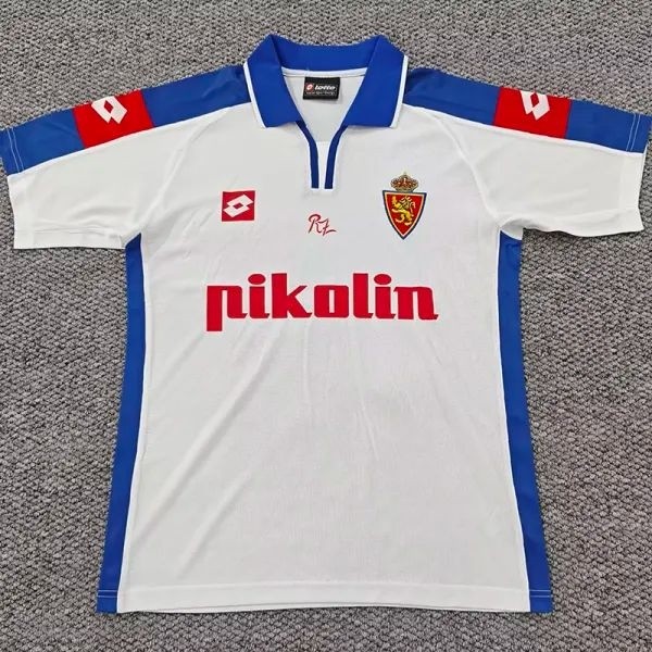 2004 Zaragoza Home Retro Soccer Jersey